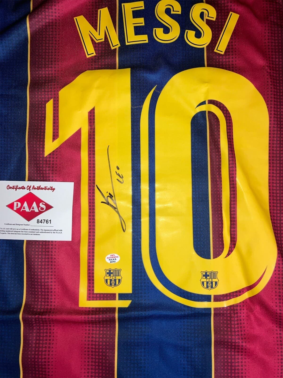 Signed Messi Jersey 2