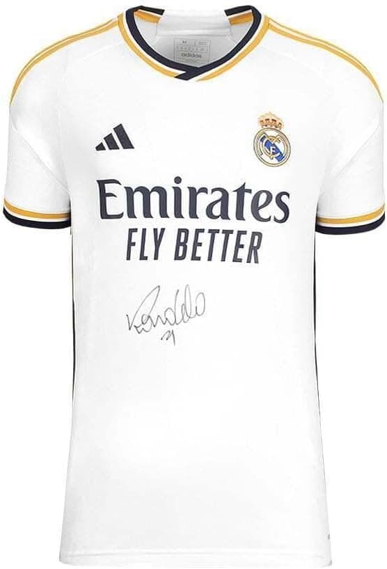 Signed Ronaldo Real Madrid Jersey